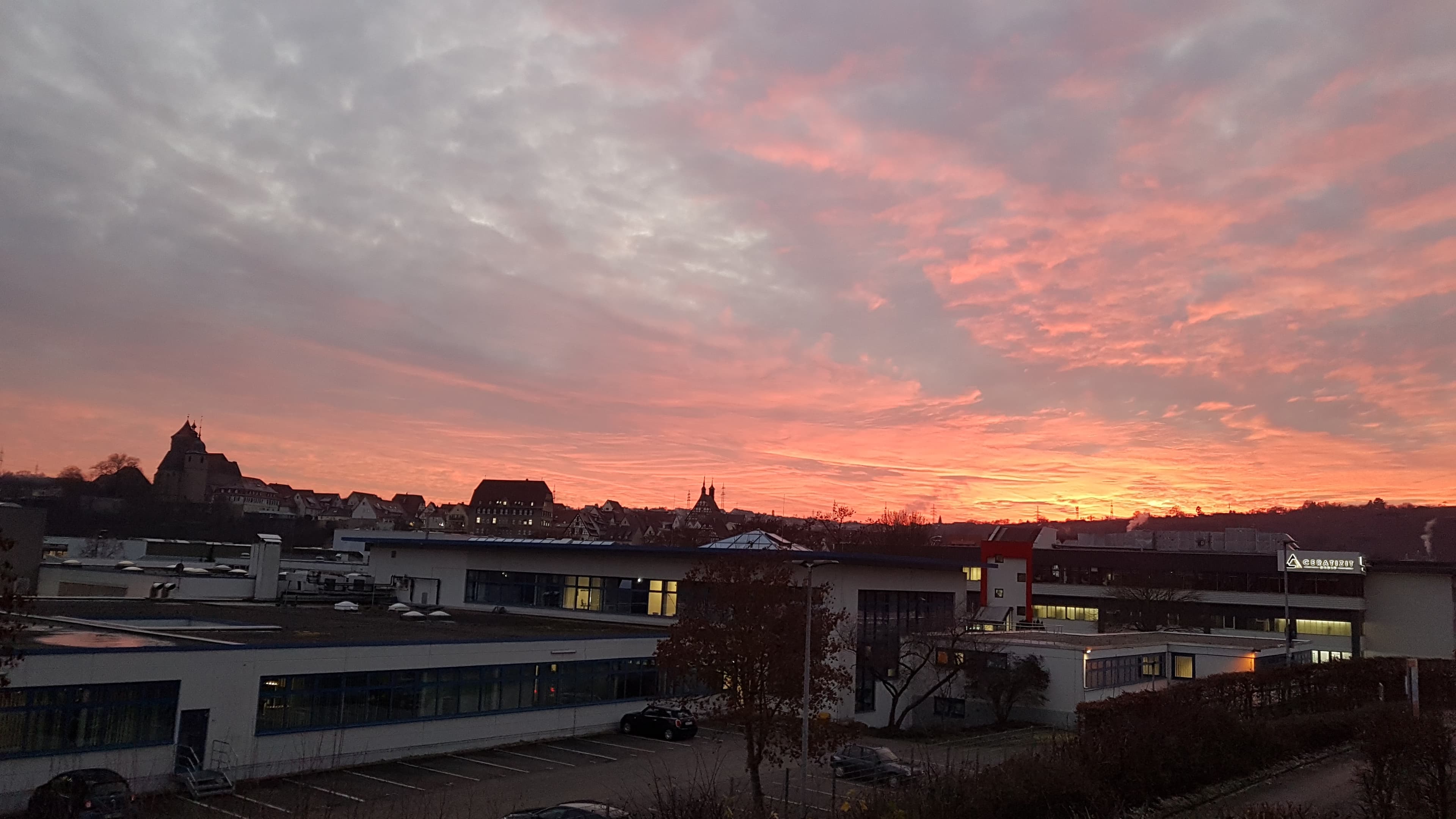 Abendrot in Besigheim
